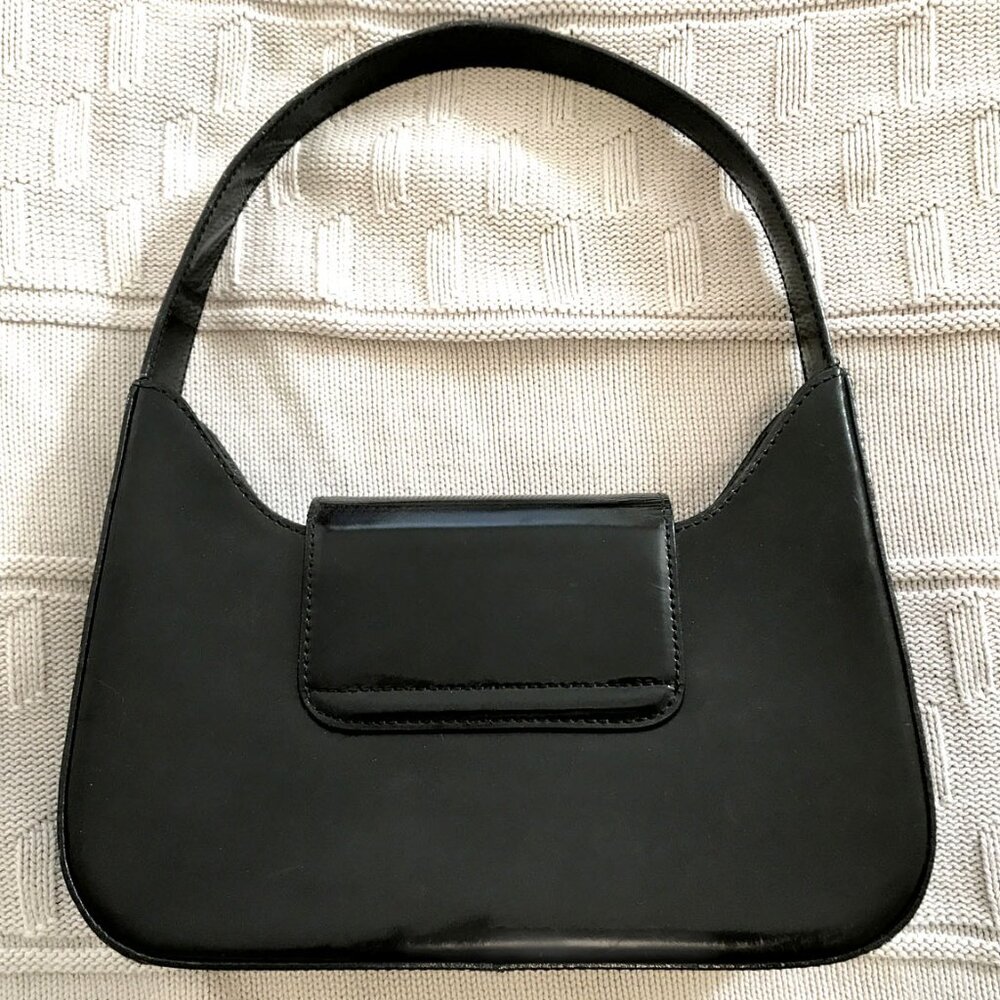 LANCEL PARIS Patent Leather Sixtine Top Handle Bag - Picture 3 of 4